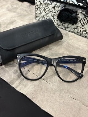 Valentino Black Cat-Eye Optical Frames